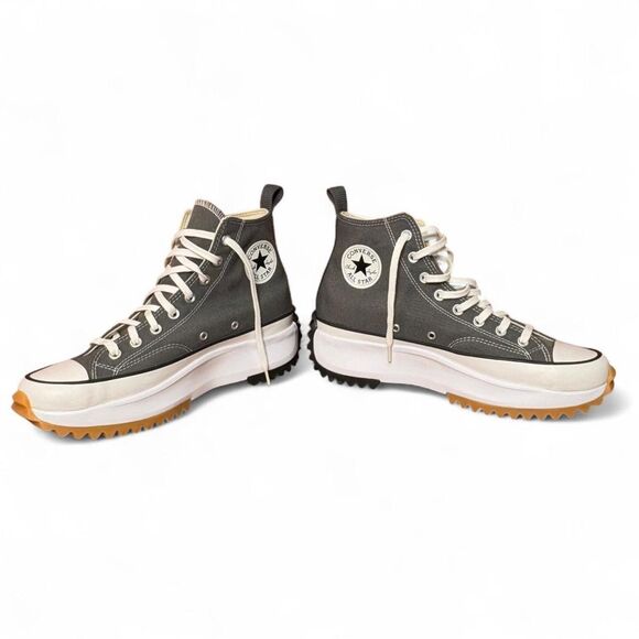 NIB Converse Run Star Hike Hi Iron Gray Platform Sz 10.5M/12W Chunky Gum Sole - Picture 8 of 13